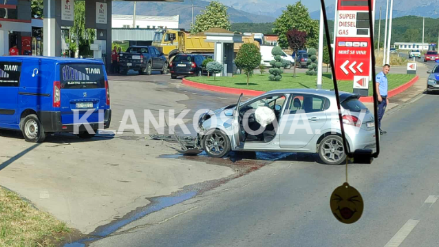 Një i lënduar nga aksidenti në Mejë të Gjakovës