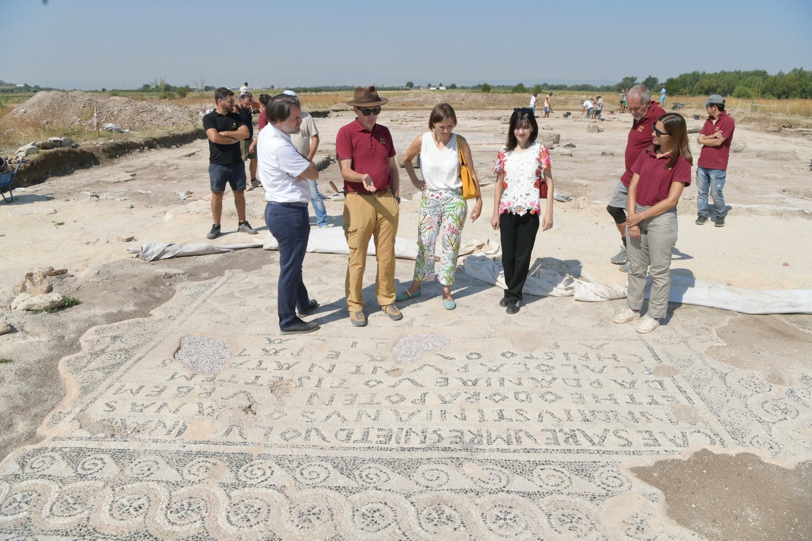 Në Parkun Arkeologjik "Ulpiana" zbulohet një mbishkrim i dedikuar Perandorit Justinian dhe Perandoreshës Theodora
