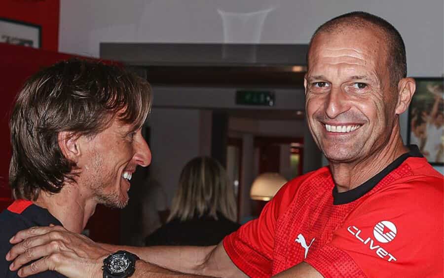 Allegri: “Milani nuk ka frikë askënd, Modric po shkëlqen fizikisht”