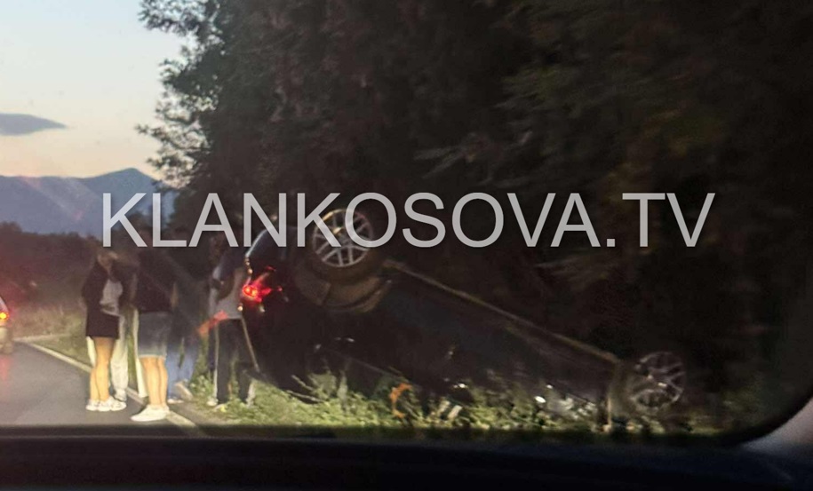 Një person lëndohet nga aksidenti në fshatin Gllaviqicë të Pejës