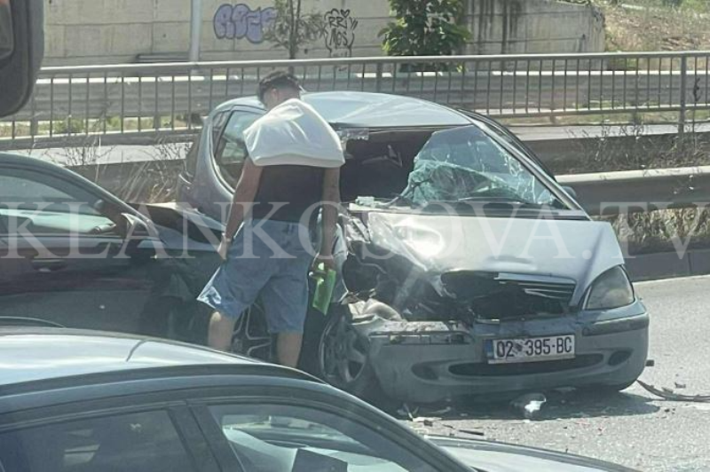 Aksident trafiku në Veternik, shkaktohen kolona të gjata
