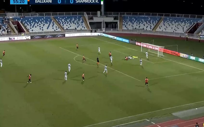 Ballkani ndez “Fadil Vokrrin”, Adetunji realizon ndaj Shamrockut