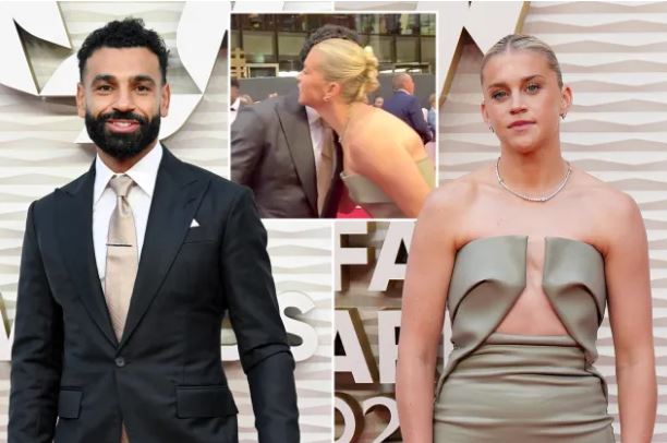 Mo Salah i jep një përqafim të ngrohtë futbollistes Alessia Russo