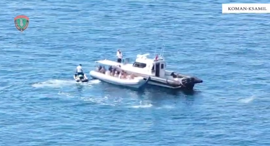 Siguria detare në Ksamil shpëton 28 pushues që po rrezikoheshin në det të hapur