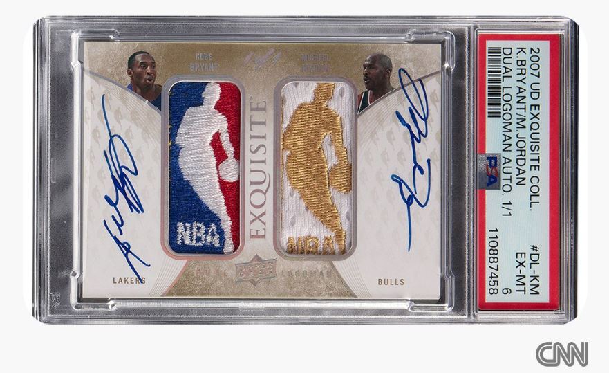 Karta e basketbollit me Michael Jordan dhe Kobe Bryant shitet për 12.9 milionë dollarë