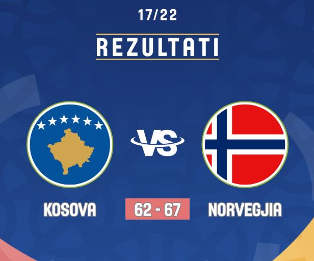 Kosova U 16 mposhtet edhe nga Norvegjia