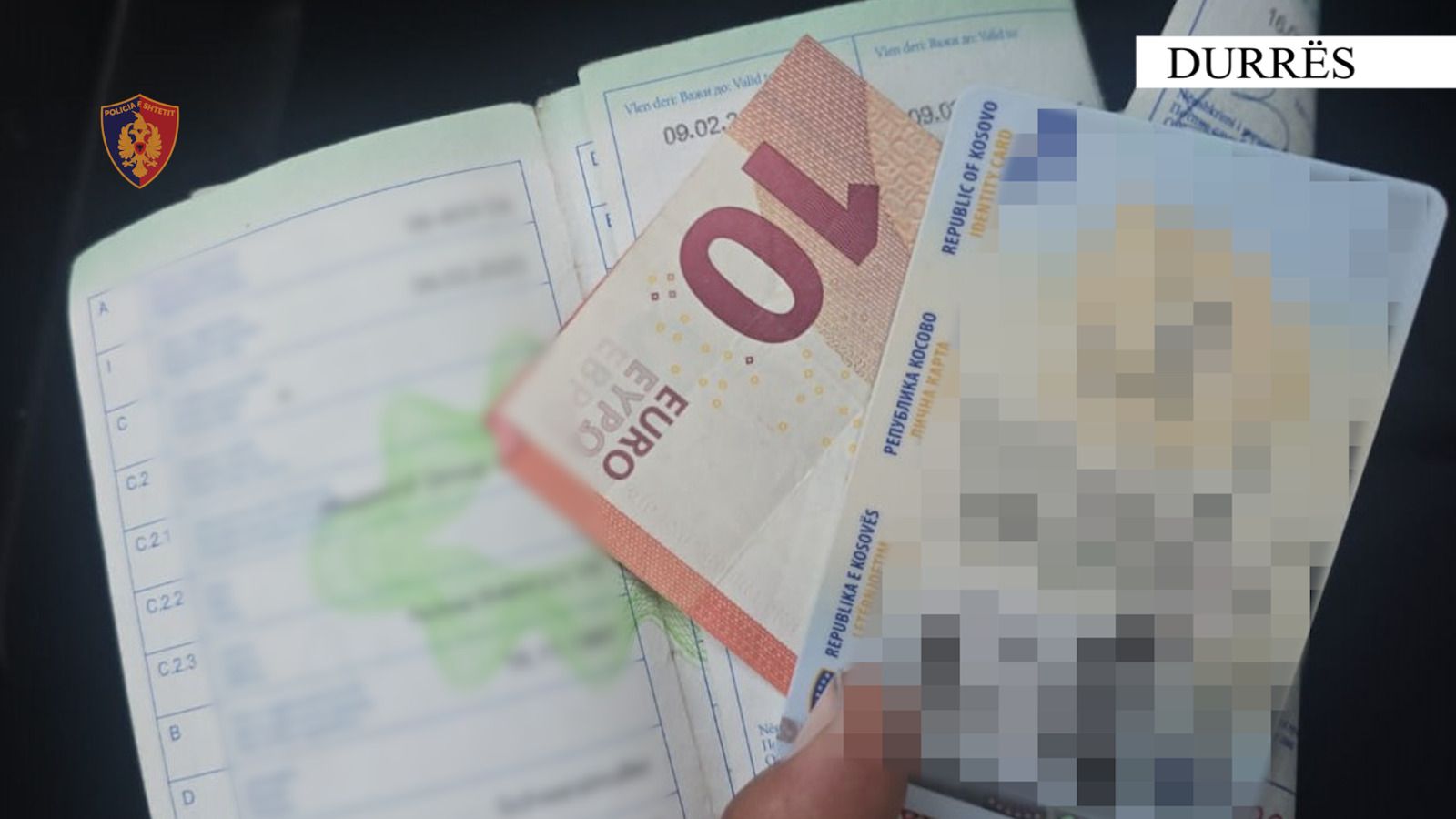 I riu kosovar tenton ta korruptojë policin në Shqipëri me 10 euro