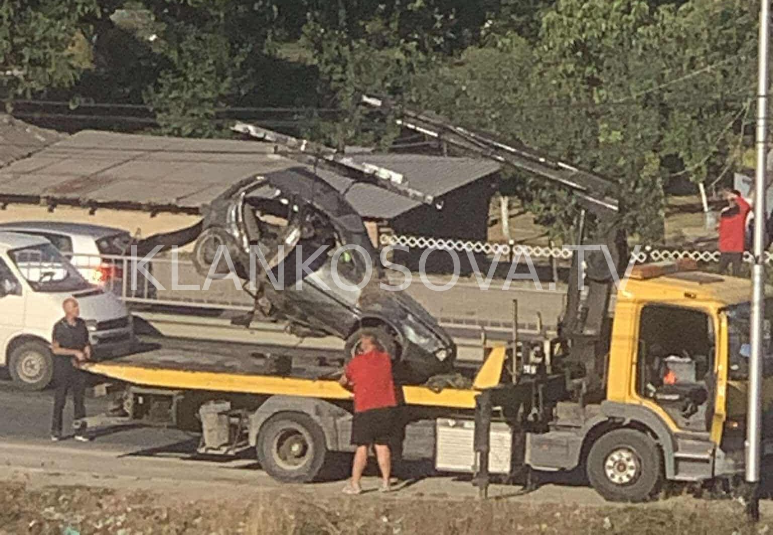 Katër të lënduar nga aksidenti i rëndë në Bresje (VIDEO)