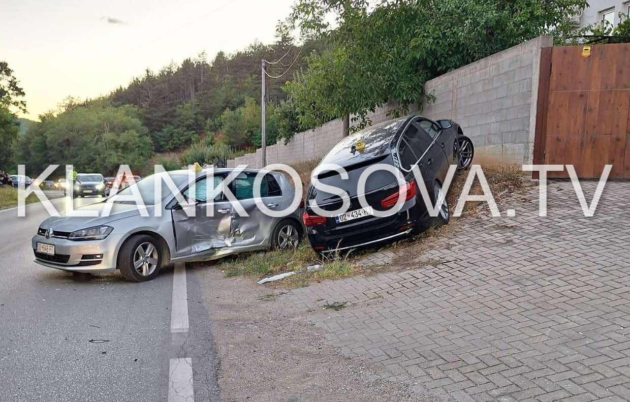 Lëndohen pesë persona në një aksident në Lushtë të Mitrovicës
