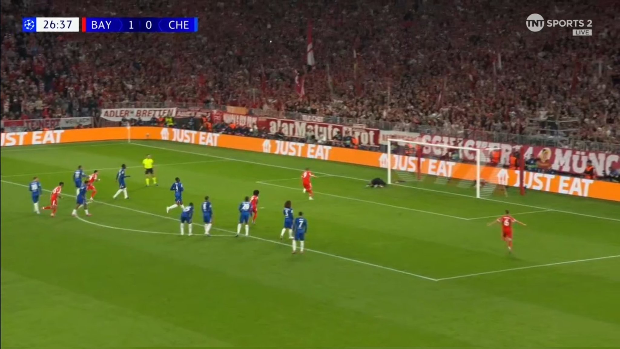 Dy gola për tre minuta, ndeshje e zjarrtë në “Allianz Arena” mes Bayernit e Chelseat