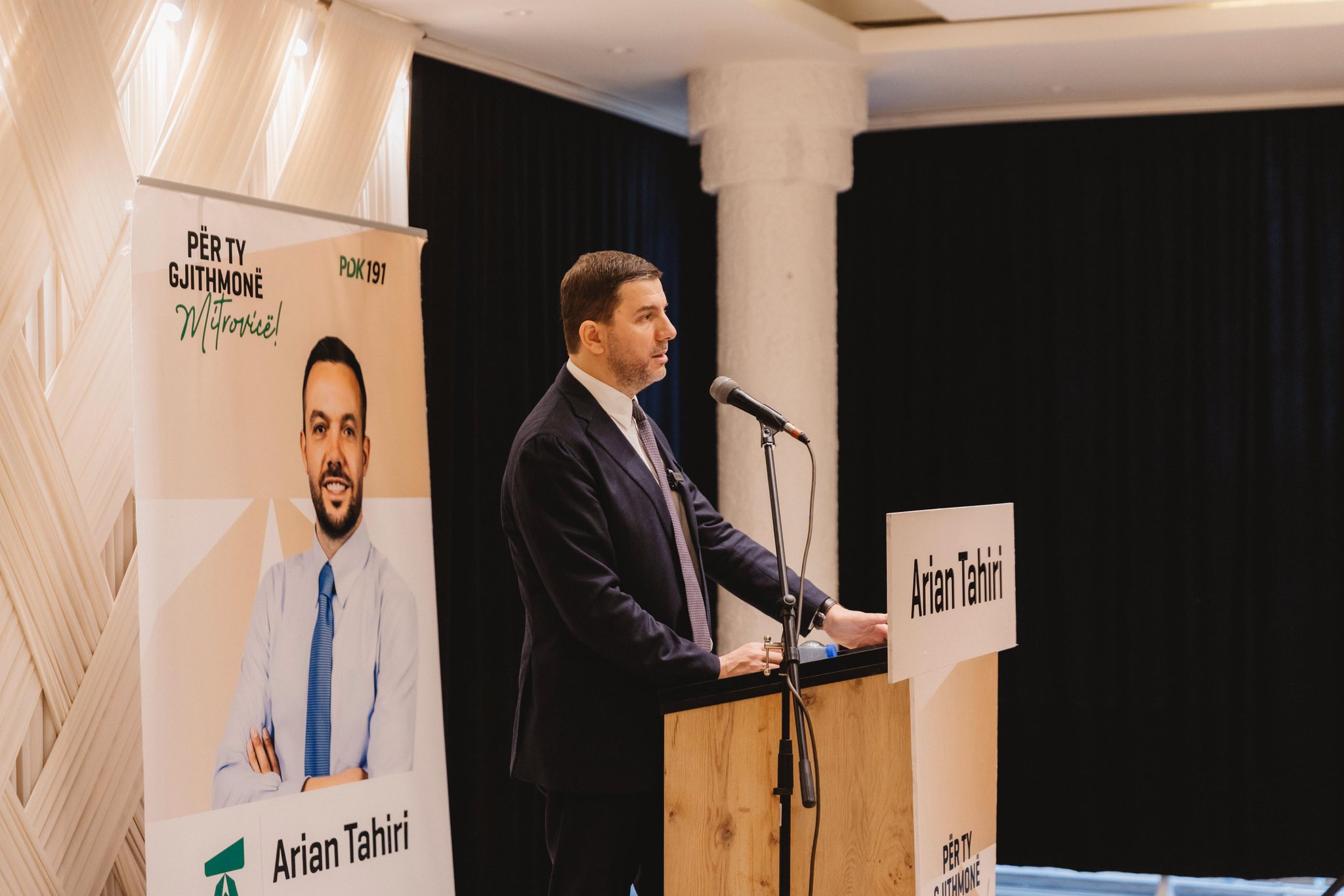 Pas veriut, Krasniqi në jug të Mitrovicës: Çdo votë për Arianin, votë për vazhdimësi të mirë