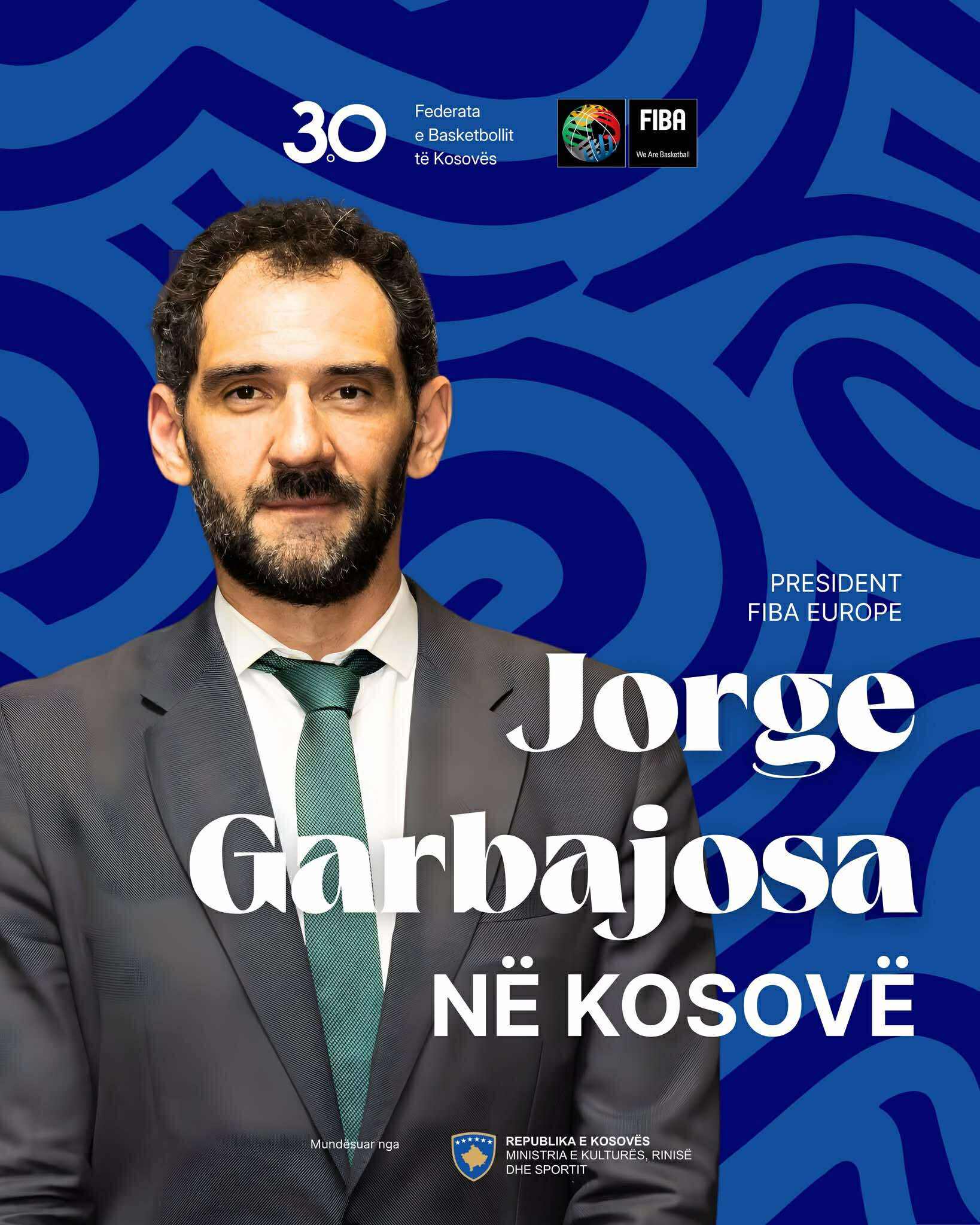 Presidenti i FIBA Europe, Jorge Garbajosa, viziton Kosovën