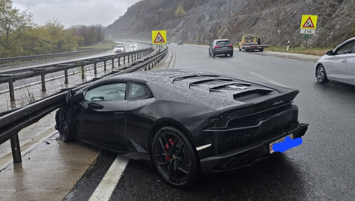 Aksident me Lamborghini, dëmi 100 mijë euro