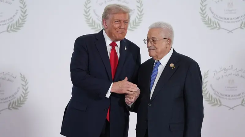 Trump takon Abbasin e Autoritetit Palestinez në Egjipt