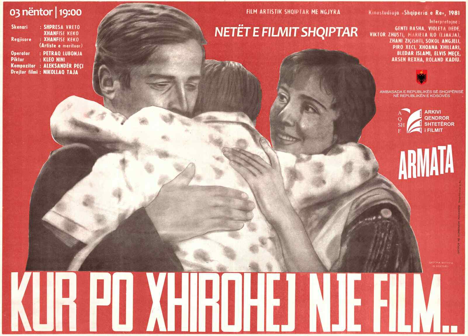 ‘Netët e Filmit Shqiptar’ në Kino Armata, më 3 nëntor vepra artistike e regjisores së njohur Xhanfise Keko