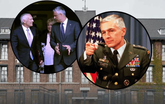 Wesley Clark dhe Hashim Thaçi