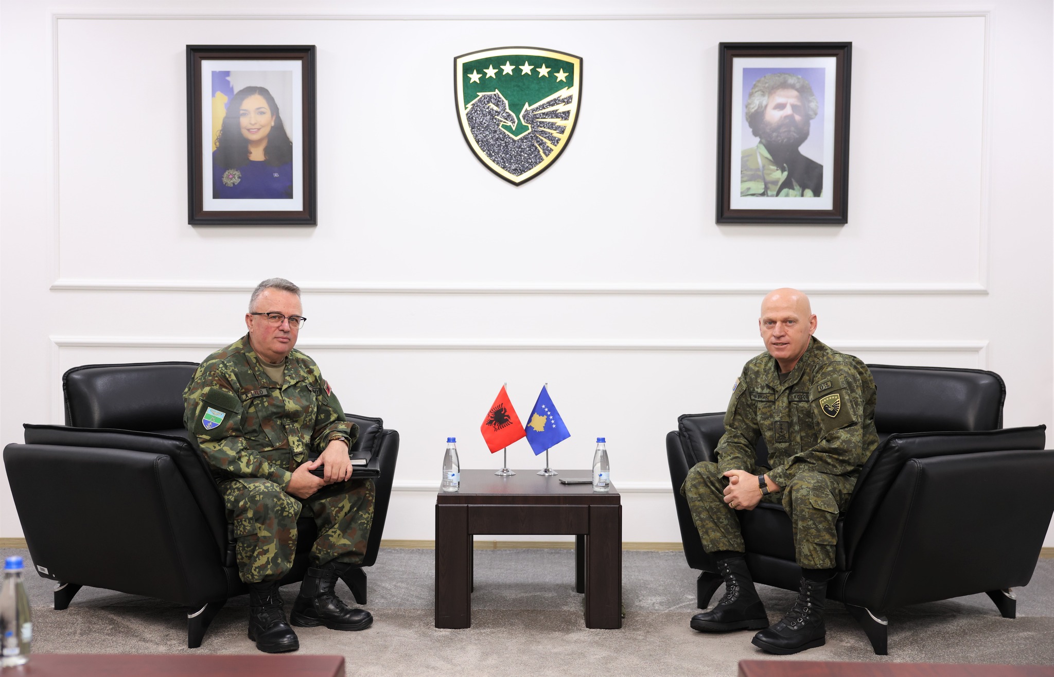 Komandanti i FSK së priti delegacionin e FARSH së  diskutohet intensifikimi i bashkëpunimit
