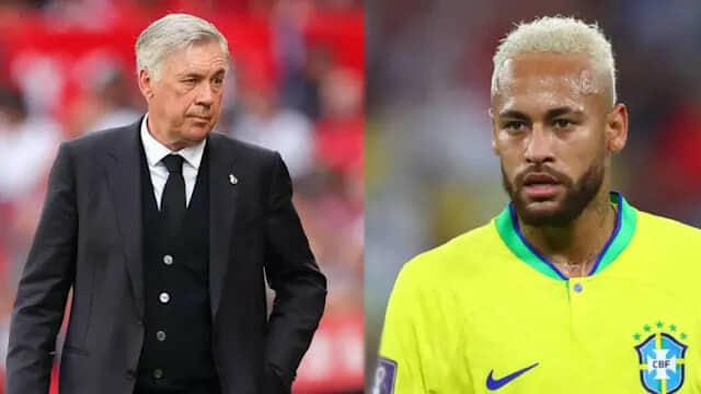 Ancelotti i  mbyll derën  Neymarit te Brazili