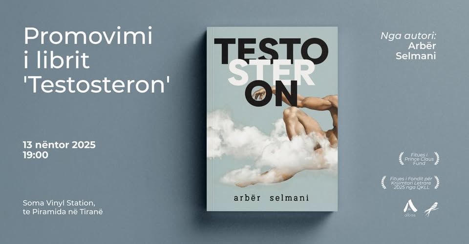 “Testosteron” i Arbër Selmanit promovohet sot në Tiranë