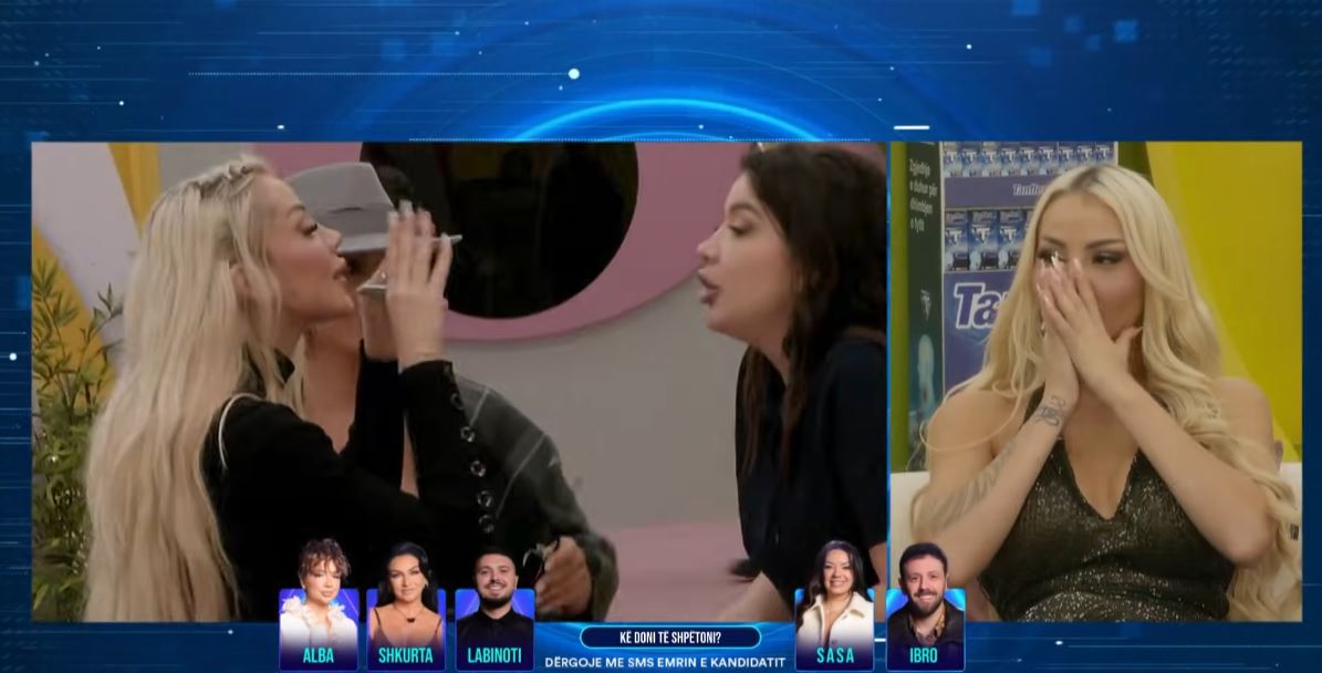 Momenti i përplasjes së ashpër mes Benitës dhe Albës  VIDEO 