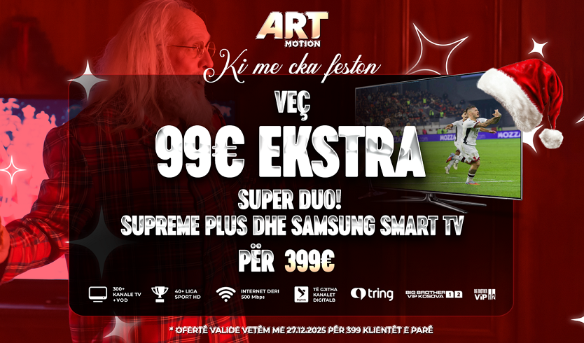 Artmotion përmbyll vitin me SUPER DUON!