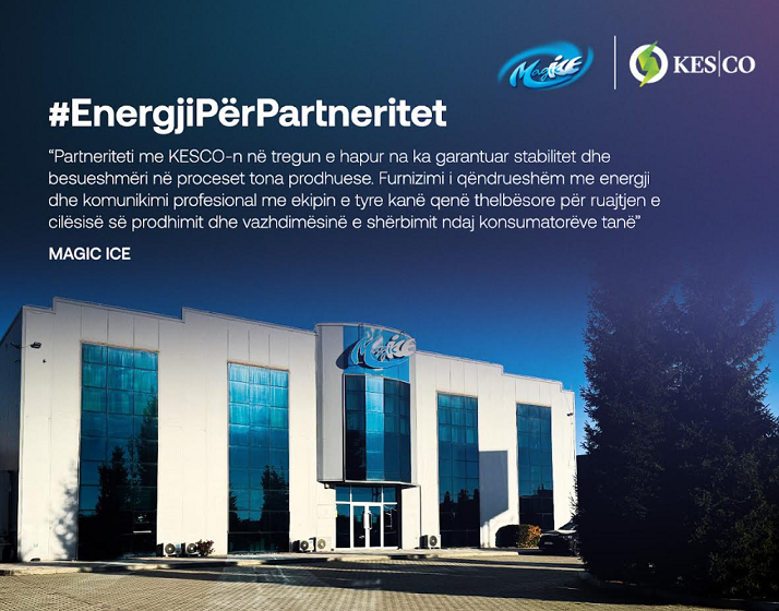 KESCO dhe Magic Ice fuqizojnë partneritetin për furnizim të qëndrueshëm me energji