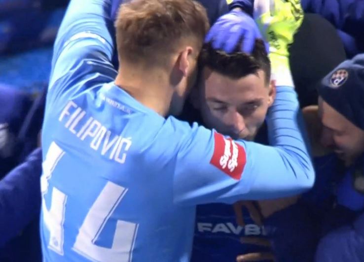 Hoxha sërish hero për Dinamon  i shënon Hajdukut në minutën e 112 të