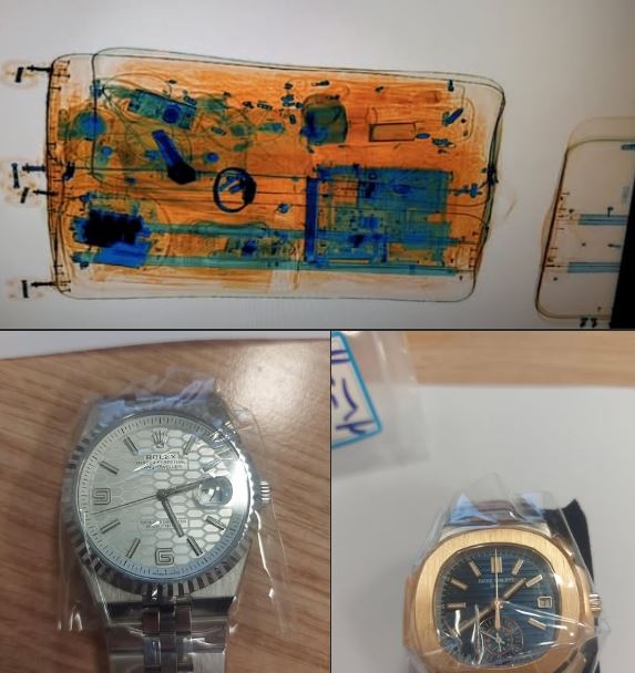 Kapen dy orë luksoze në valixhen e një udhëtari në Aeroportin e Prishtinës