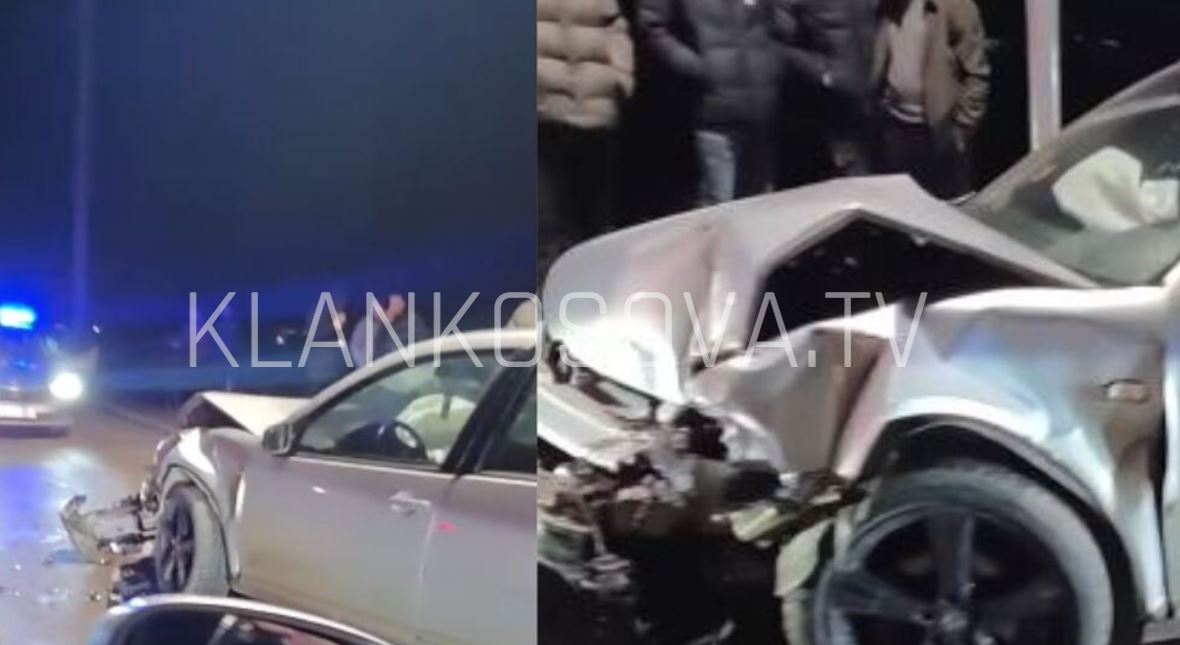 Aksident në Varosh të Ferizajt, policia në vendngjarje