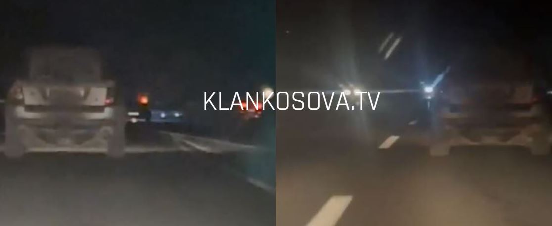 Vetura lëviz pa asnjë dritë në autostradën “Ibrahim Rugova” (VIDEO)