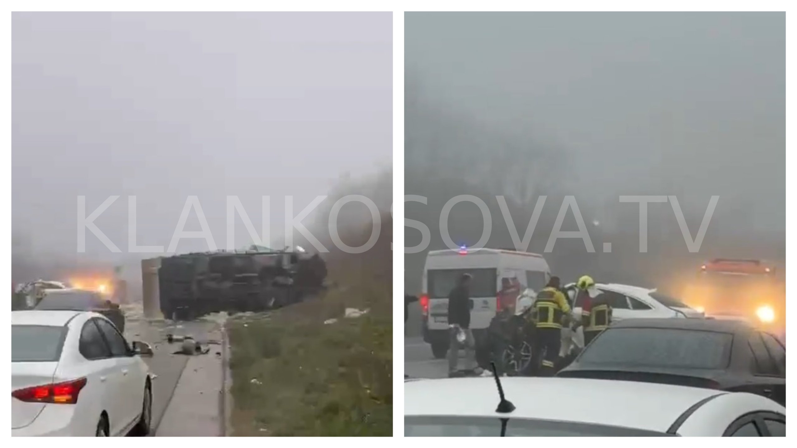 Aksident i rëndë në autostradën "Ibrahim Rugova"