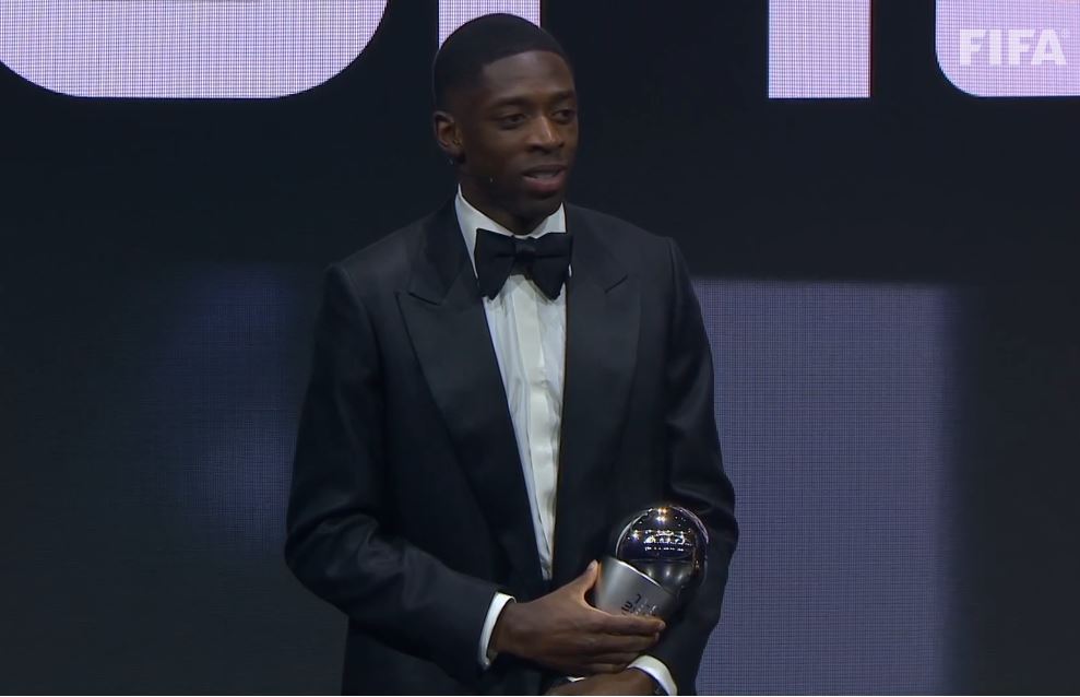 Pas  Topit të artë   Dembele e  rrëmben  edhe çmimin  The Best  nga FIFA