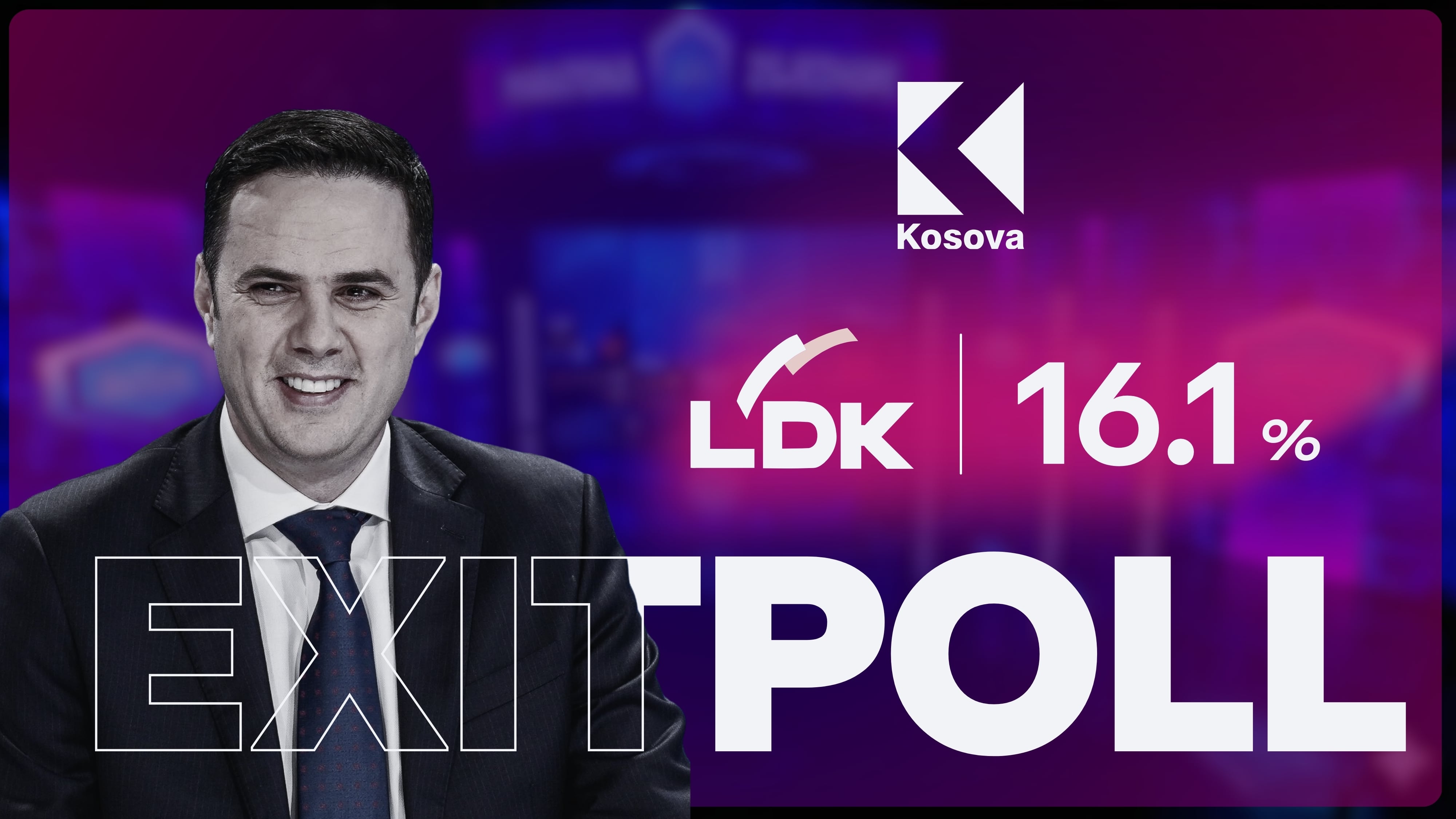 Exit Poll-i i Klan Kosova: LDK e treta, 16,1% e qytetarëve e votuan
