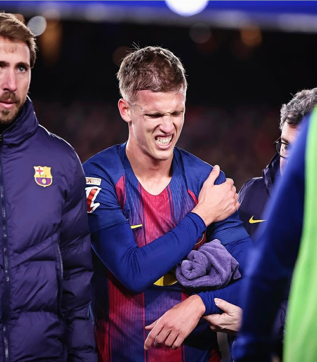 Ylli i Barcelonës, Dani Olmo pëson zhvendosje të shpatullës