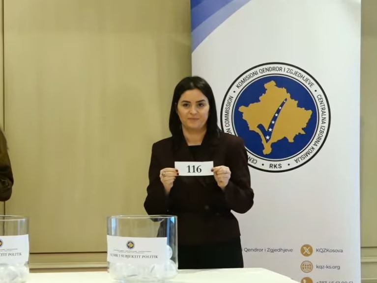 Lëvizja Vetëvendosje garon me numrin 116 në zgjedhjet e 28 dhjetorit