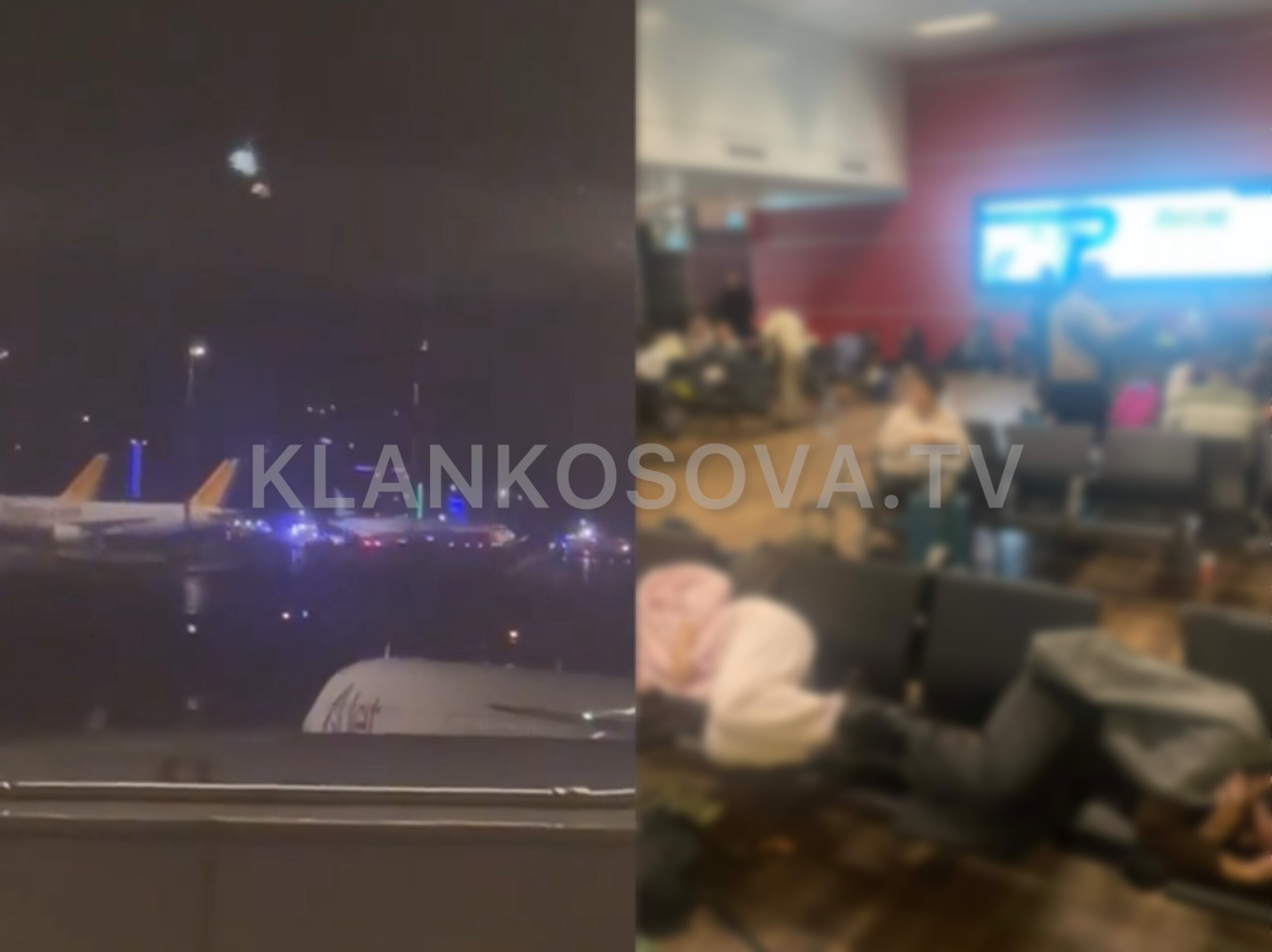 Vonesa në fluturimin nga Stambolli në Prishtinë  Klani sjell pamje nga aeroporti  VIDEO 