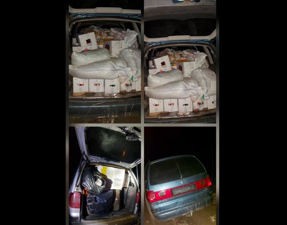 Policia në veri ndalon 4 automjete me targa serbe që po kontrabandonin mallra