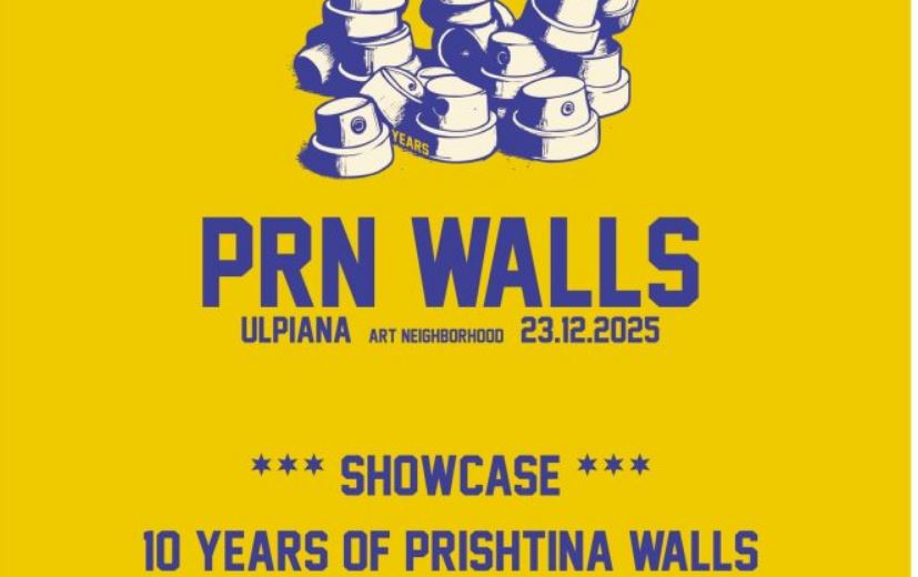 Ekspozita “10 YEARS · PRN WALLS” vjen nga Q’art sonte në Prishtinë