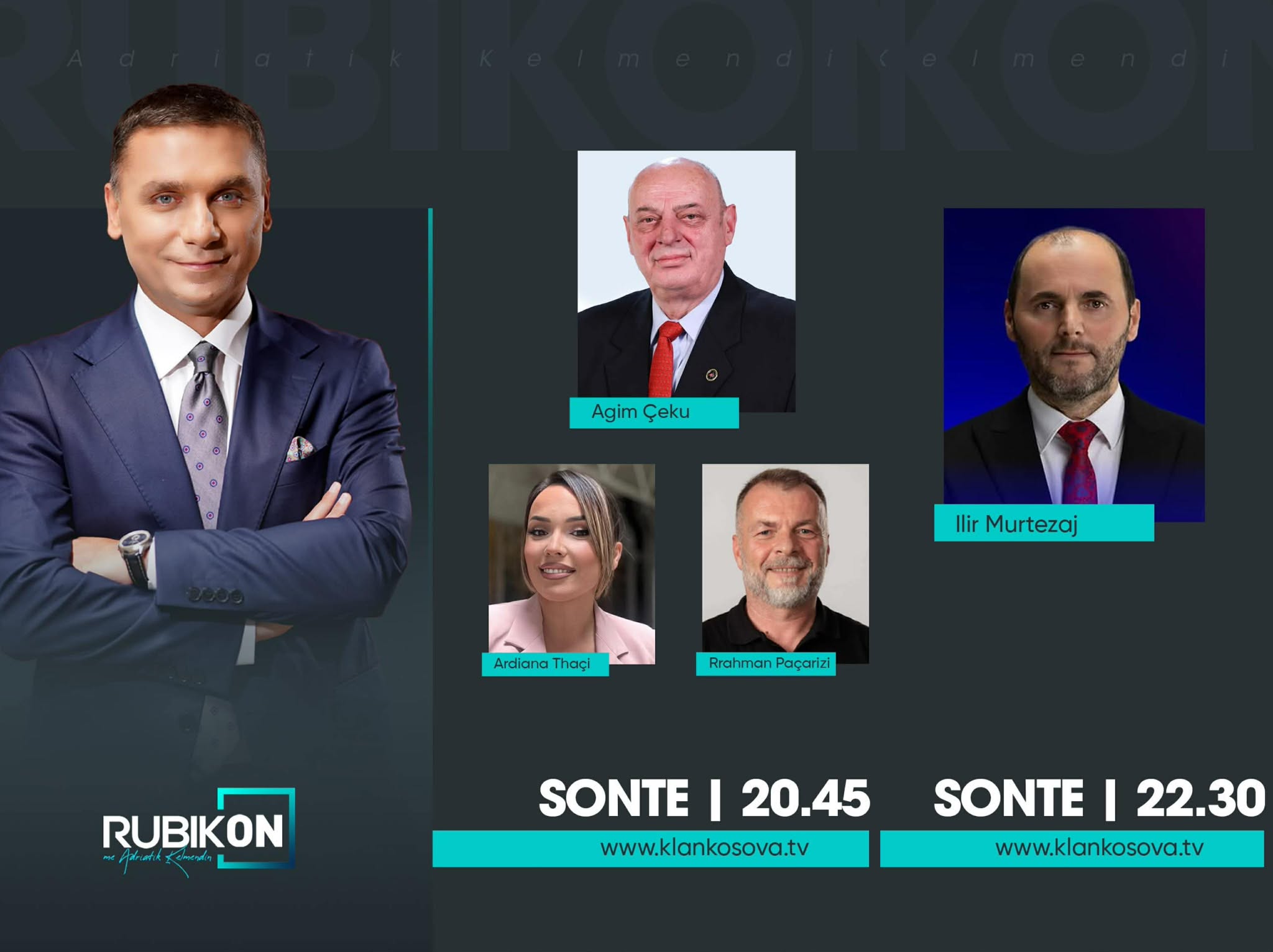 Rubikon sonte: Agim Çeku e Ilir Murtezaj flasin për kandidaturat e tyre, analistët për fushatën