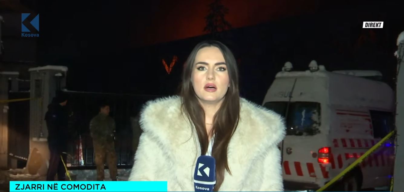 Zjarri në Comodita  Evakuohet stafi  nuk ka të lënduar  VIDEO 