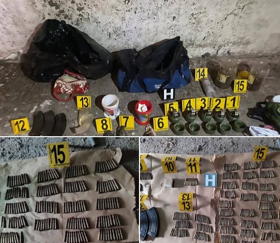 Policia gjen sërish armë dhe municion në veri
