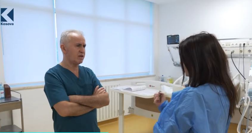 Intensiva e QKUK së   Qindra pacientë  pak anesteziologë e infermierë  VIDEO 