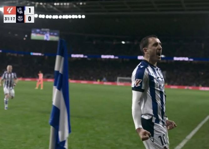 Barcelona në telashe  Sociedadi kalon në epërsi