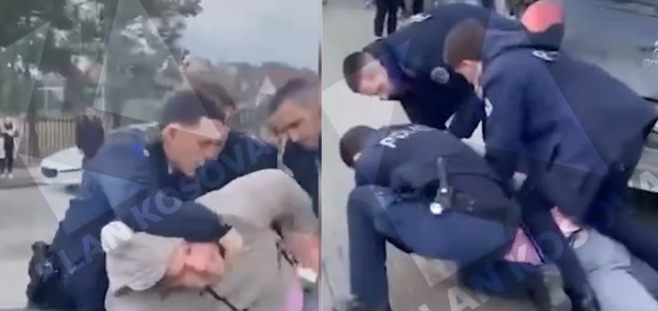 Pamje ekskluzive: Policia tenton ta arrestojë qytetarin në Shtime, ushtrohet dhunë