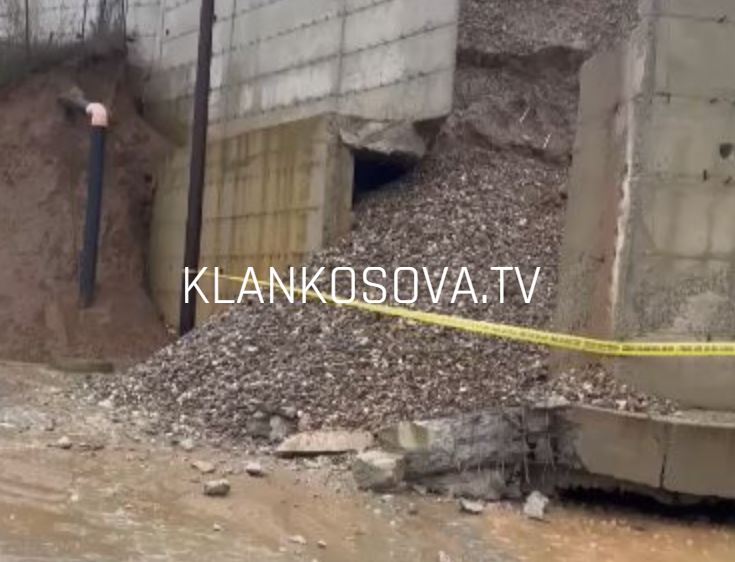 Shembje dheu në Brestoc të Rahovecit si pasojë e reshjeve (VIDEO)