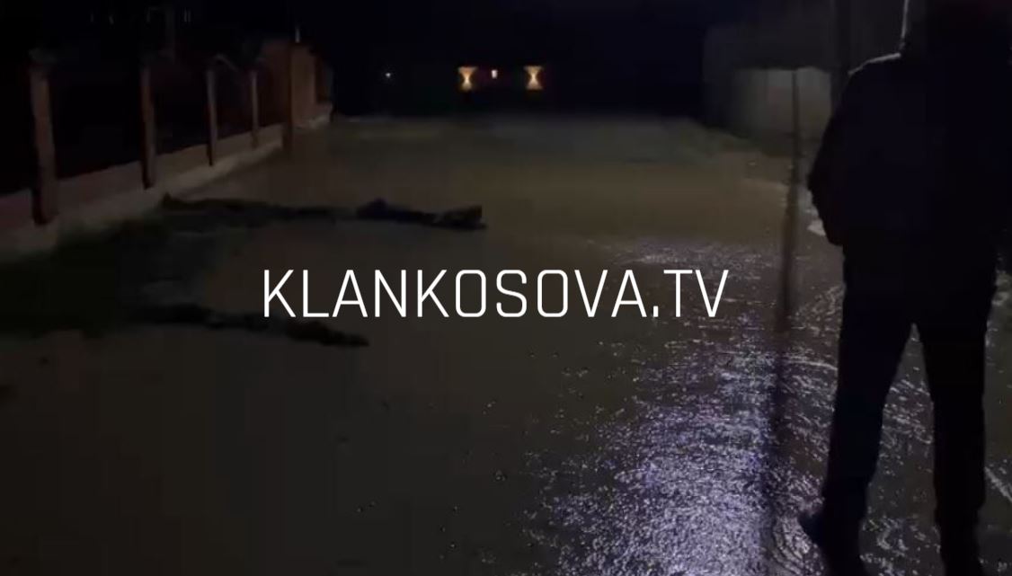 Reshjet e shiut shkaktojnë vërshime në Tomoc të Istogut (VIDEO)