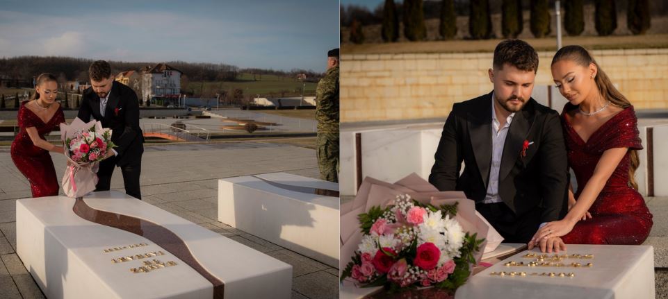 Hamza i ri i Prekazit, në ditën e fejesës së tij, 'merr' bekimin e gjyshit