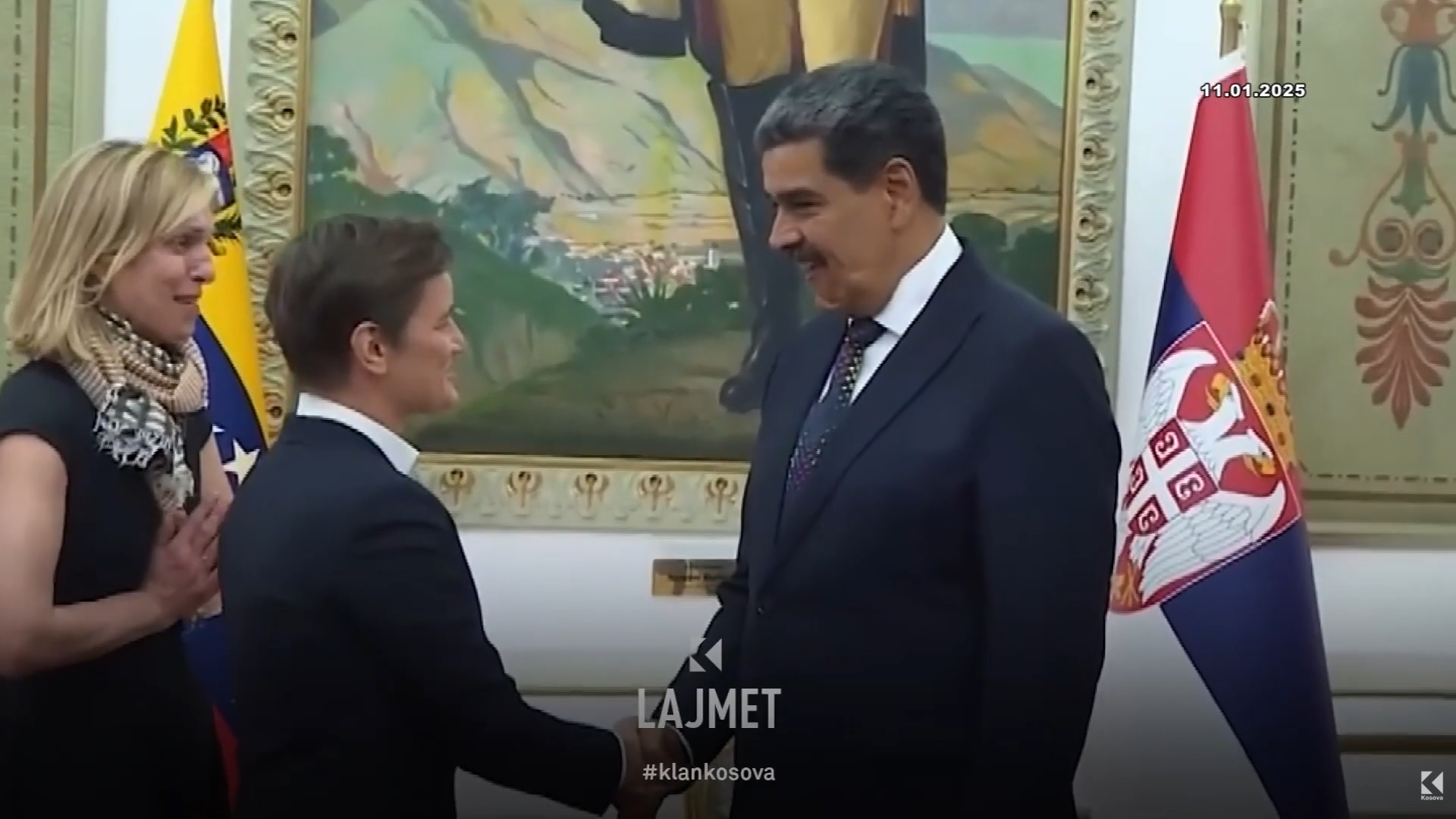 Për mosnjohjen e Kosovës  Vuçiqi e Bërnabiqi madhëronin Maduron  VIDEO 