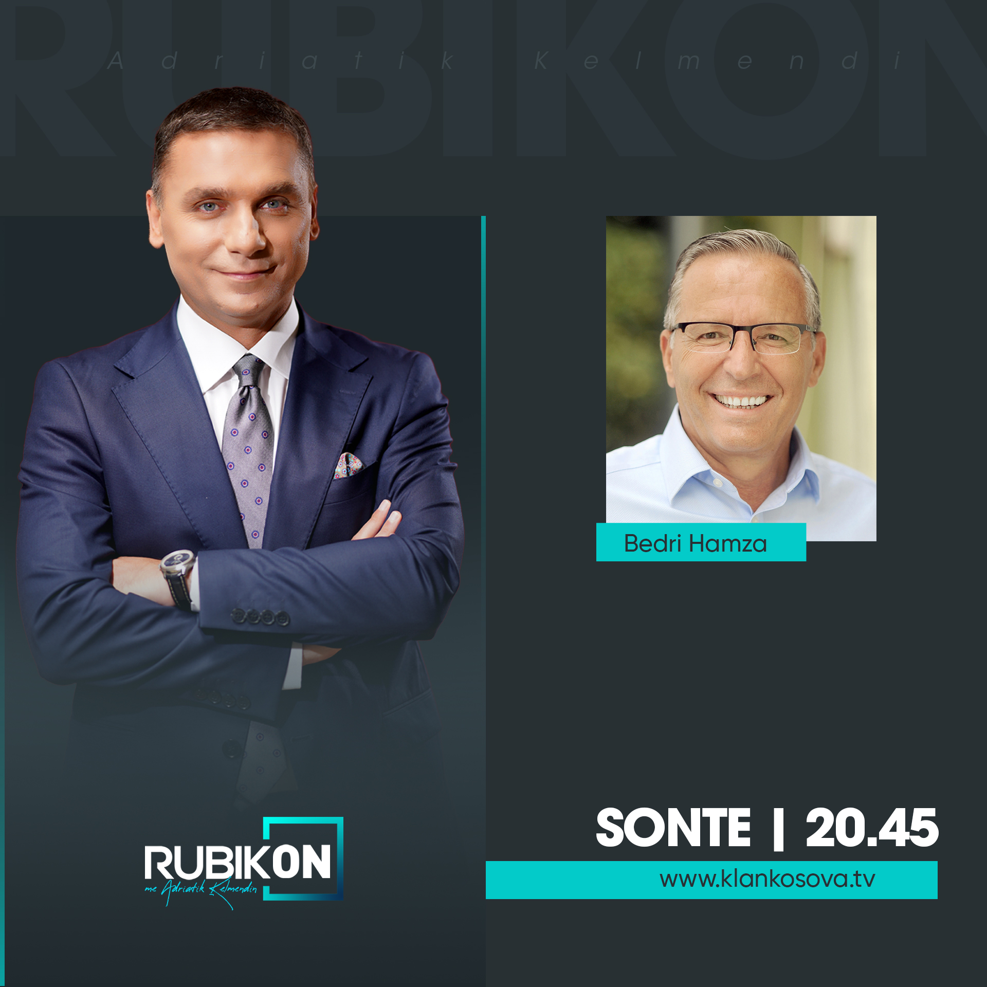 Sonte në Rubikon: Bedri Hamza, në intervistën e parë ekskluzive pas zgjedhjeve të 28 dhjetorit