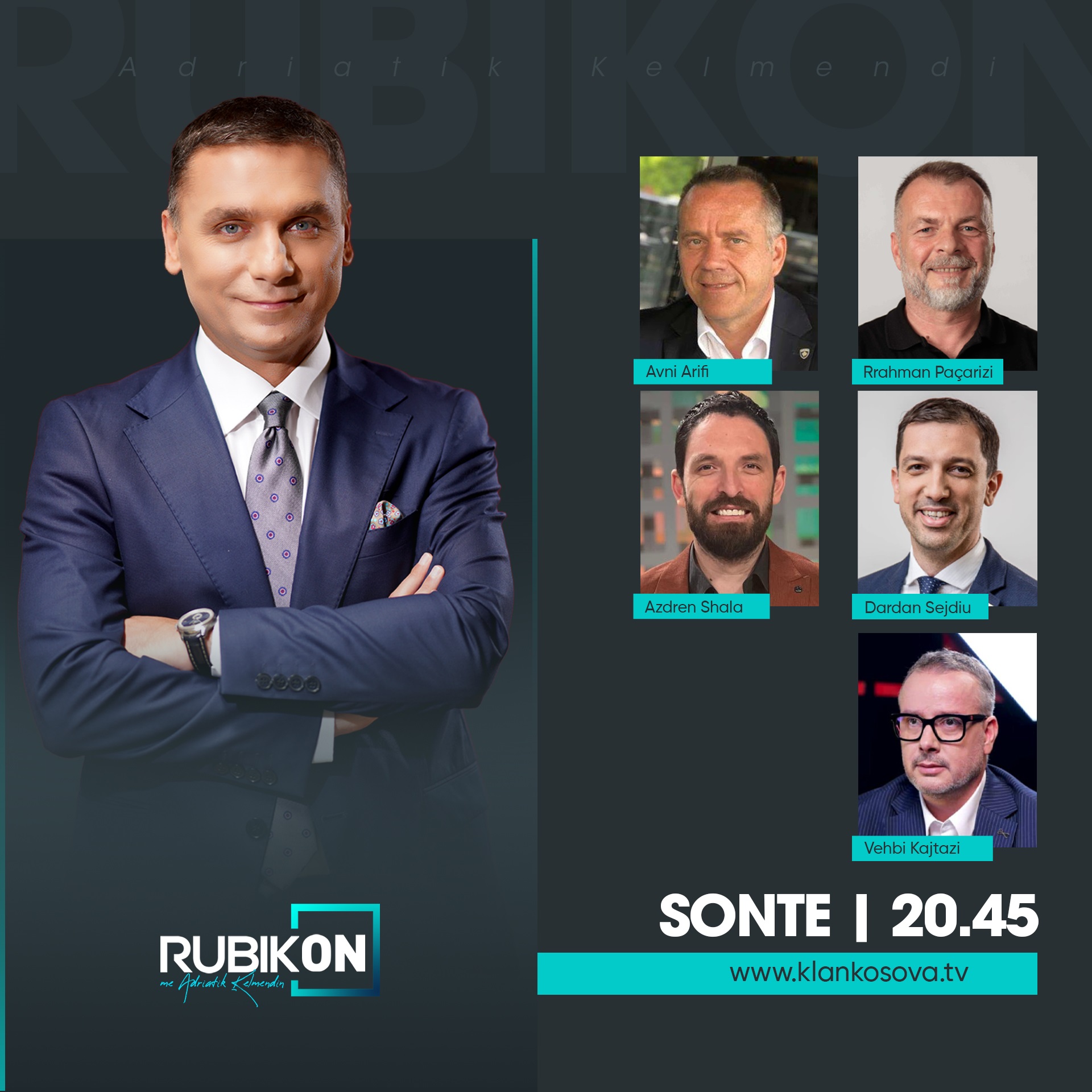 Sonte në Rubikon: Posti i presidentit, zhvillimet në LDK dhe qasja e opozitës ndaj aktualitetit politik